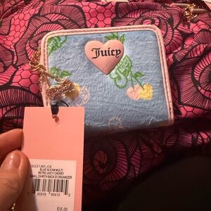 Juicy Couture retro cherry blue Wallet